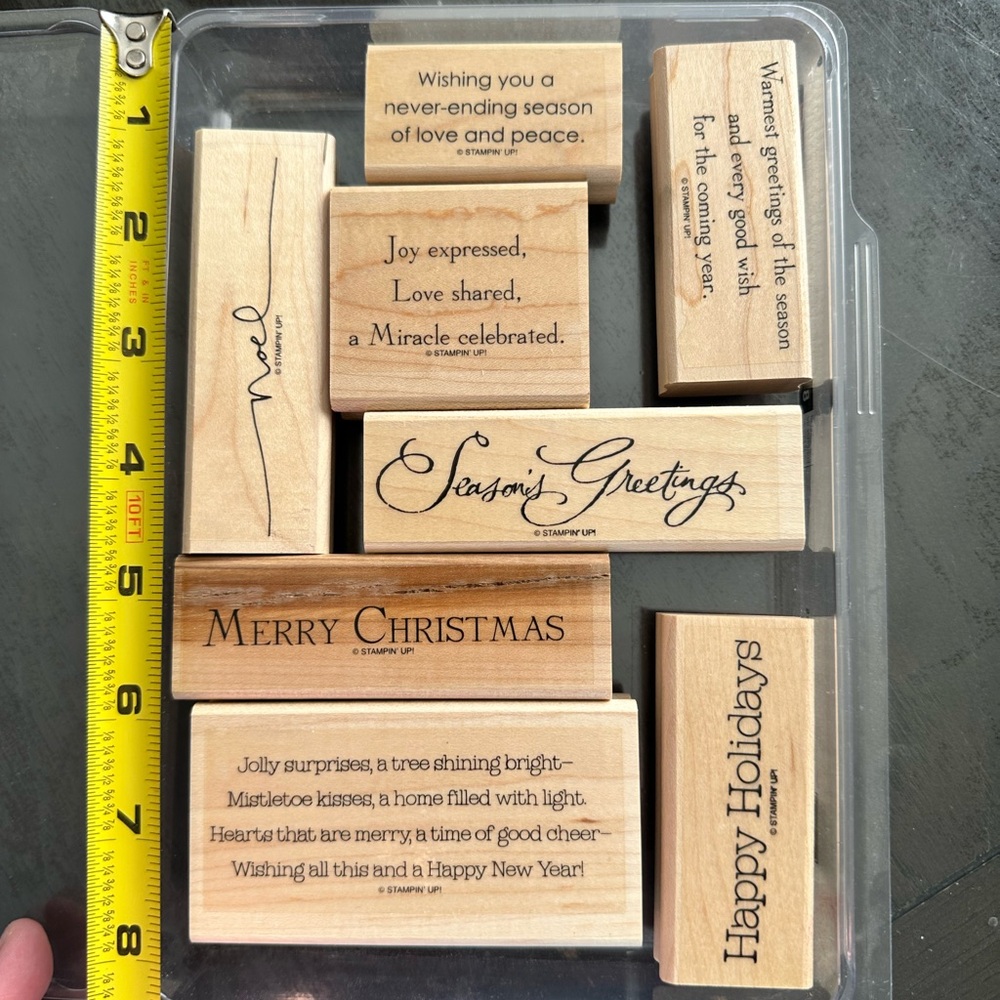 Stampin' Up! Holiday Rubber Stamp Set